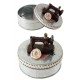 1T. Rustic metal sewing box