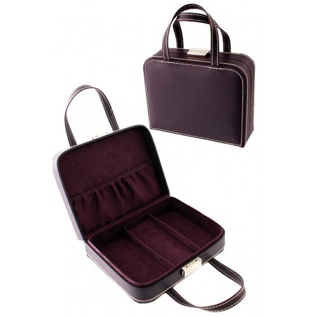 5T. Purple synthetic jeweler with handle