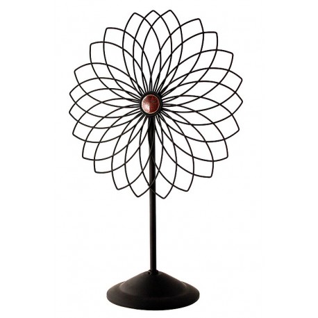 1T. «Pink flower» jewel hanger in aged metal