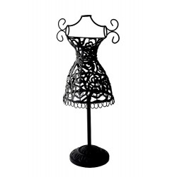 1T. «Mannequin draft» jewel hanger in aged metal