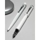 5T. Silvered Pen/Ball Pen Set Mod. Bp/Fp 520 With Case 31