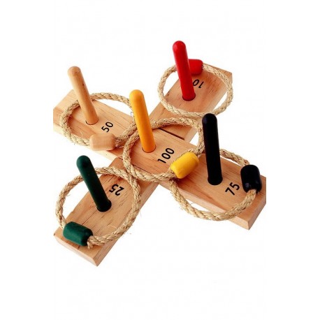 1T. Wooden «Toss ring» game