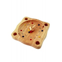 1T. Wooden «Crazy roulette» game