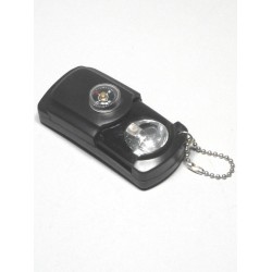 5T. Black Plastic Lantern With Compass Mod. F-6102A (Batteries No Included)