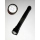 5T. Linterna negra de metal con 4 leds (No incluye pilas)
