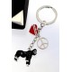 5T. Metallic gorilla keychain with case