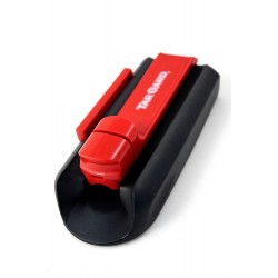 1T. Máquina llenadora de tubos negra/roja con soporte antideslizante