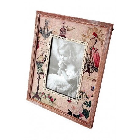 1T. «Dummy»wood and fabric big photo frames