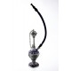 5T. Shisha (pipa de agua) color plata/azul con motivos egipcios