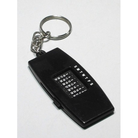 5T. Llavero-calendario perpetuo negro