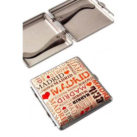 4T. Pitillera «I love Madrid» para 20 cigarros caja individual