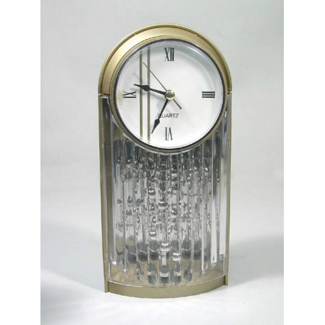 5T. Reloj Mesa modelo  P03 Dorado (No Incluye Pilas)