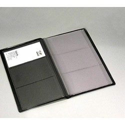 5T. Tarjetero Negro (Capacidad 36 Tarjetas)