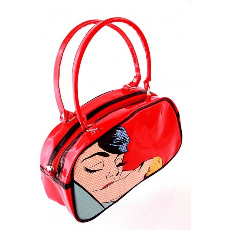 5T. Neceser/bolso rojo «Beso»