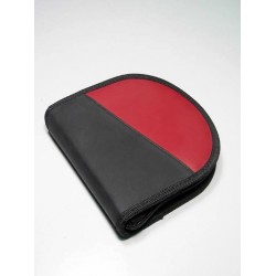 5T. Estuche porta Cd´s rojo para 12 uds.