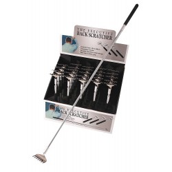 1T. Display with 25 metal extendable back scratcher from 20 to 68 cms.