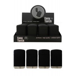 3T. Expositor 20 encend. turbo jet «Easy Torch 8» rubber black