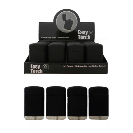 3T. Expositor 20 encend. turbo jet «Easy Torch 8» rubber black