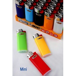 4T. Display with 50 lighters «BIC» Mini opaque colours assorted