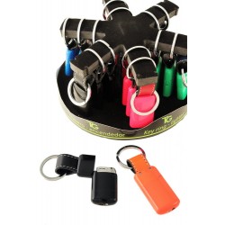 1T. Display with 18 keyrings - lighters «TG» metal assorted colours