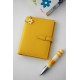 5T. Set Pen/Appointment Book Simile Skin Yellow