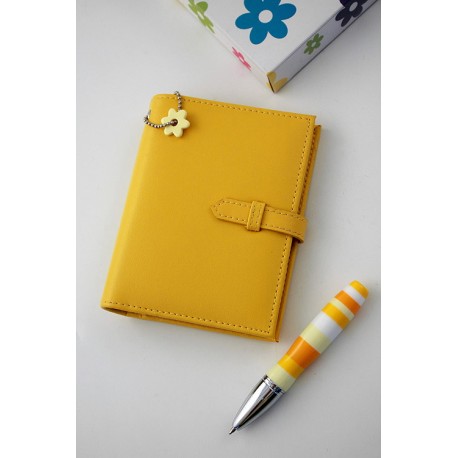 5T. Set Pen/Appointment Book Simile Skin Yellow