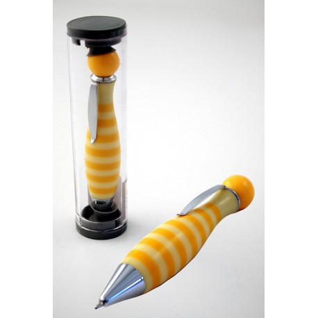 5T. Yellow Pen Form With Transparent Case