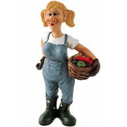 1T. Decorative resin figure «Woman farmer»