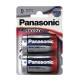3T. Blister 2 Alkaline Batteries Size XL - 1,5V D Panasonic Everyday LR20