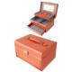 1T. Jeweler orange simile skin with shining reflections