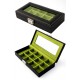 1T. Jeweler To Cuff Links Simile Suede Green (13 Holes)