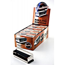 4T. Display With 10 Metalic Rolling Machines 78 mm.  «Smoking»