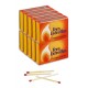 4T. Pack con 10 cajas de fósforos de madera fumador 5H