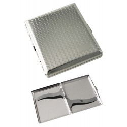 1T. Pitillera de metal «Trama» para 18 cigarrillos