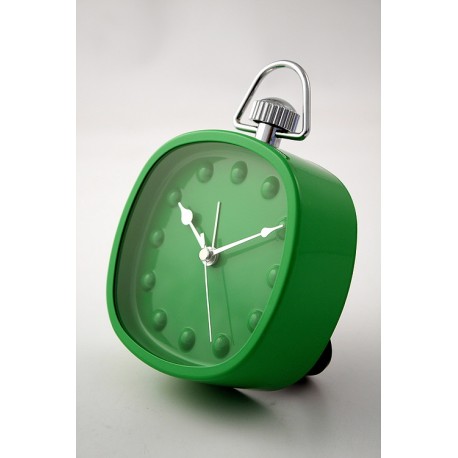 5T. Green Square Alarm Clock Mc2102.Gr.Dots