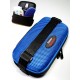 1T. Portatodo con altavoces stereo modelo neceser negro/azul para bicicleta (textil con armazón)