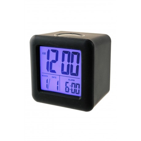 1T. Square black Alarm Clock