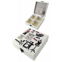 1T. Wooden sewing box decorated «Paris Mannequin»