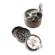 1T. Ø5 cm. Grinder gun metal color with 3 parts