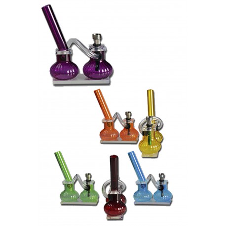 3T. 16 cm Acrylic Bong assorted colour