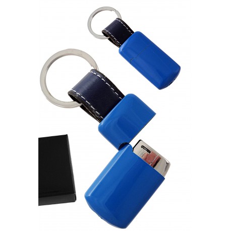 1T. Keyring/piezo lighter blue «TG»