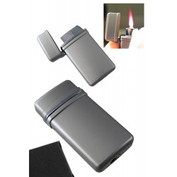 1T. Turbo Jet lighter silver colour «TG»