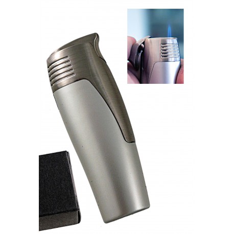 1T. Turbo Jet lighter silver colour «TG»