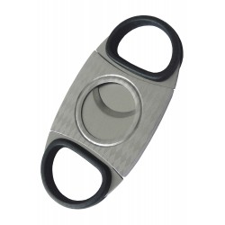 1T. Metallic cigar-cutter with handles decorated with diamond pattern
