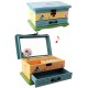 1T. «SUMMER» 1 drawer music jewelry box