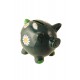 1T. Dark green pig money box
