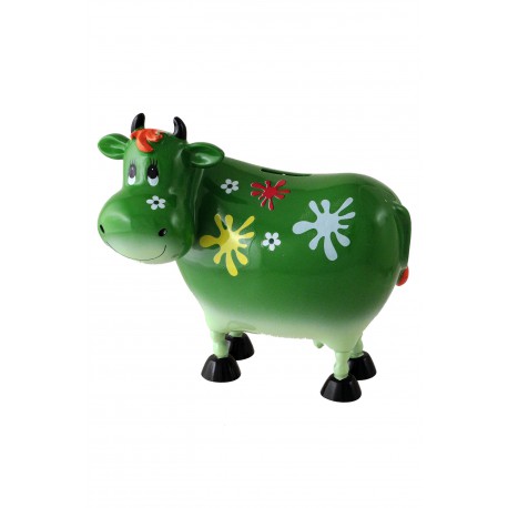 1T. Green cow money box
