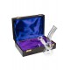 3T. Bong de cristal en estuche forrado