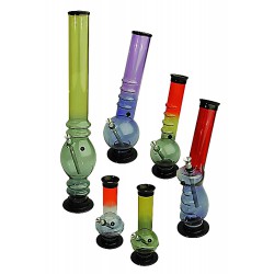 3T. Collection of 12 acrylics best sellers bong in assorted colours and different measures