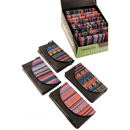 1T. Display «TG» with 12 assorted  tobacco bags with textile decoration